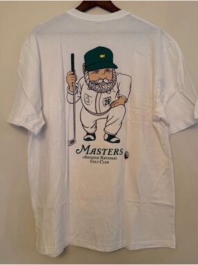 Masters 2026 White Gnome T-shirt NEW DESIGN